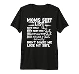 Mom Shit List Momlife Funny Mom Mothers Day Premium Tri-Blend T-Shirt