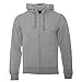 Produktbild ROCK-IT Apparel Herren Kapuzenjacke Zipper Hoodie Kapuzen Sweater Jacke Workerhoodie Pullover Hoody Größen XS-5XL - Farbe Heather Grau XX-Large