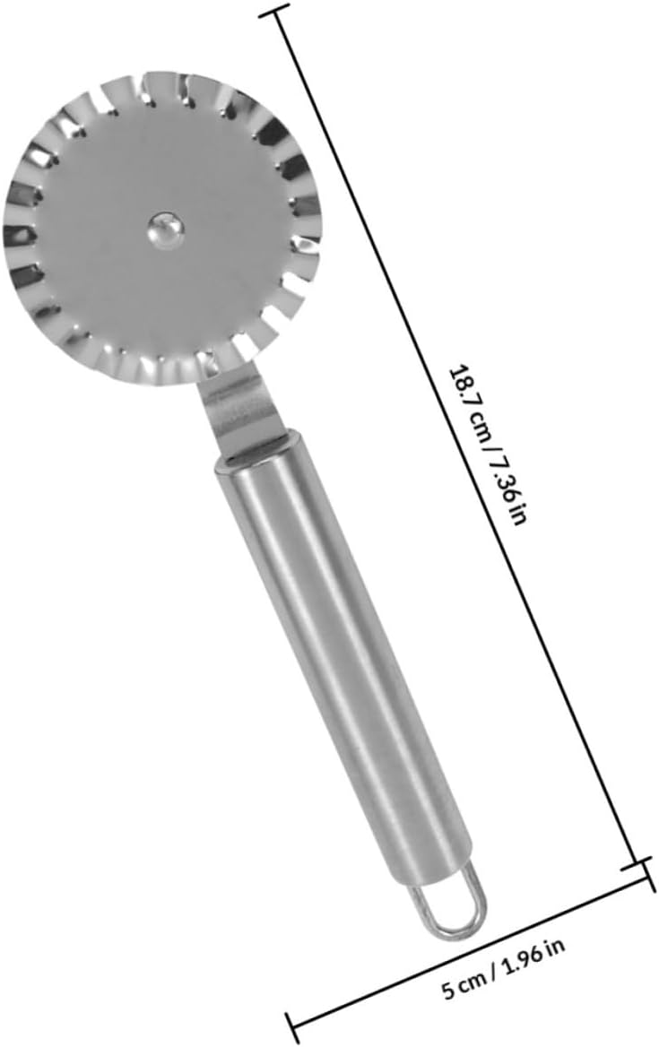 Stainless Steel Pizza Cutter Wheel Kitchen Slicer Tool 2Pcs