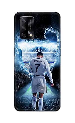 Image of Printed Hard Back Cover Case for Oppo F19 | Oppo F19s | Oppo A74 4G Back Cover (Footbal Legend) -1302