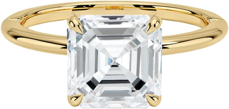 2 CT IGI Certified Lab Grown Diamond Engagement Solitaire Ring for Women | Unique Wedding Promise Jewelry Gift for Her (14K Solid White/Yellow/Rose Gold)