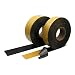 Produktbild Selbstklebendes EPDM Fugenband als Montagehilfe - schwarzes Dichtungsband für Fassadenprofile | Stärke 0,8mm / Länge 25m (70mm)