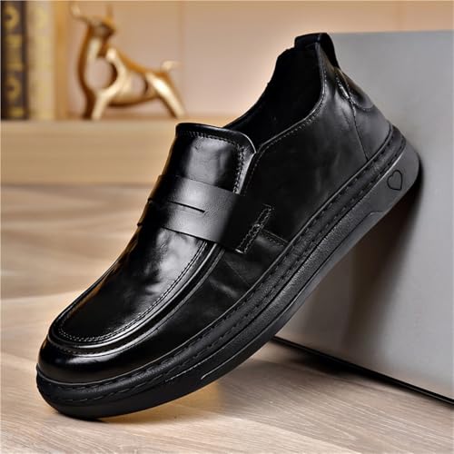 Men's Slip-On Loafers Soft Leather Business Casual Shoes Spring Arrival Comfortable Driving Moccasins Versatile Fashion Sneakers3