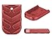 NDZ Performance Magazine Base Plate for Glock 19 17 22 23 27 34 45 Gen 5 in 9mm, .40, Textured Anodized Aluminum with Aspis Cut, Made in The USA - Red, Two Pack