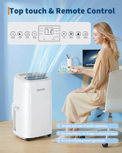 Image of Garvee Portable Air Conditioners 14000 BTUs,1400W 850 Sq.Ft CEER 7.83