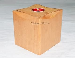 Beech Wood Cremation Urns Cum Tealight Holder for Human Ashes Adult, Beautiful Cremation Urns for Ashes, Pets Urn