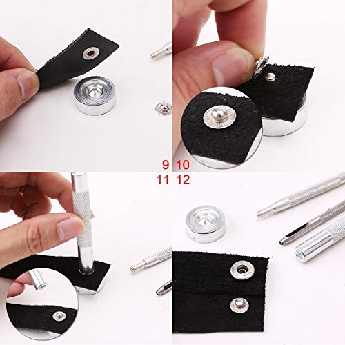 30 Sets Heavy Duty Snap Fasteners, Betterjonny 15Mm Antique Brass Poppers Press Stud Rivet For Leather Craft Sewing Clothing #TOP6