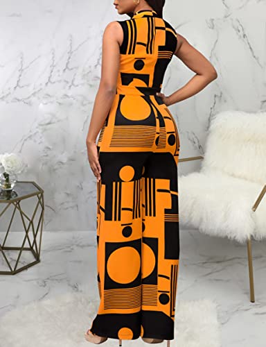 Lachmose Women's Sexy V Neck Jumpsuits Elegant Long Sleeve Button Down Straight Long Pants Business Romper With Pockets #TOP5