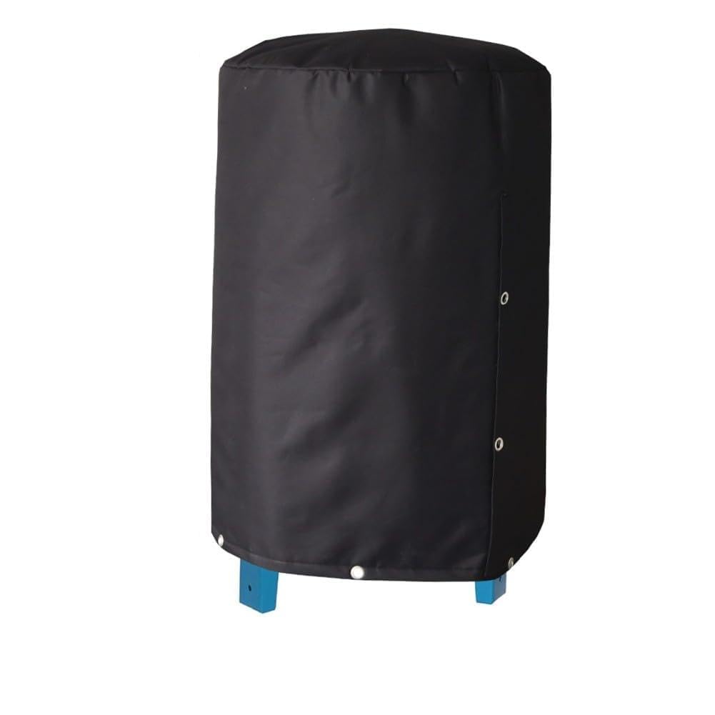 KiraKira Aislamiento para presión redonda para cubierta de tanque de 24 x 34 pulgadas, para bomba de pozo de agua resistente, clima frío extremo, tela Oxford negra