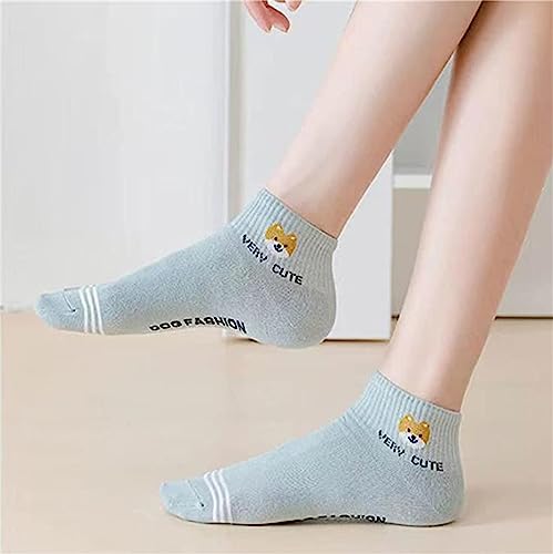 UAngLI Summer Socks for Girls, 10-pair Socks for Girls Summer Thin Cotton, Pure Cotton Socks for Girls, Boat Socks4