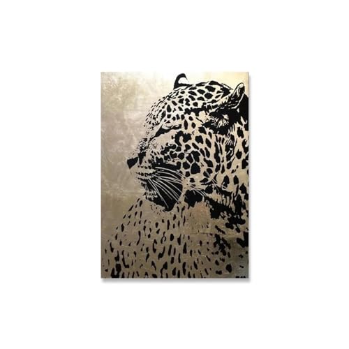 Tableau léopard minimaliste avec cadre interne solution rapide pour déco murale salon vide - 6