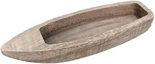 YXQ Wooden Boat Toy Model Desktop Boat Ornament - Make Your Own Sailboat Nautical Decor for Craft DIY Painting Log Color