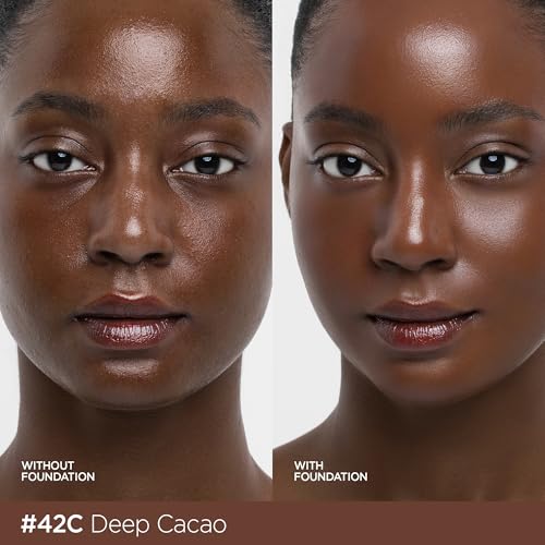 Image of JUNG SAEM MOOL Essential Skin Nuder Cushion | Natural Finish, Buildable Coverage Cushion Foundation by Korean Makeup Artist (Refill Not Included, 0.49 Fl Oz), 42C Deep Cacao