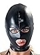 Bad Kitty Kopfmaske - erotische Kopfmaske mit Augen- und Mundöffnung für Frauen, eng anliegende Maske im Wetlook, schwarz