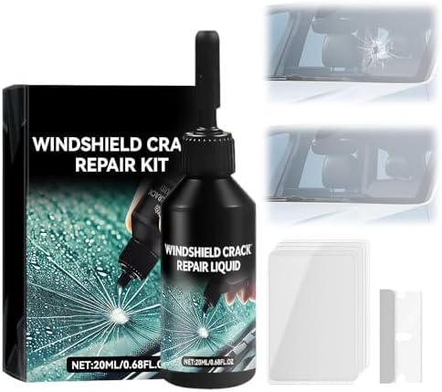 Windshield Crack Repair Kit, 2026 New Cracks Gone Glass Repair Ki...