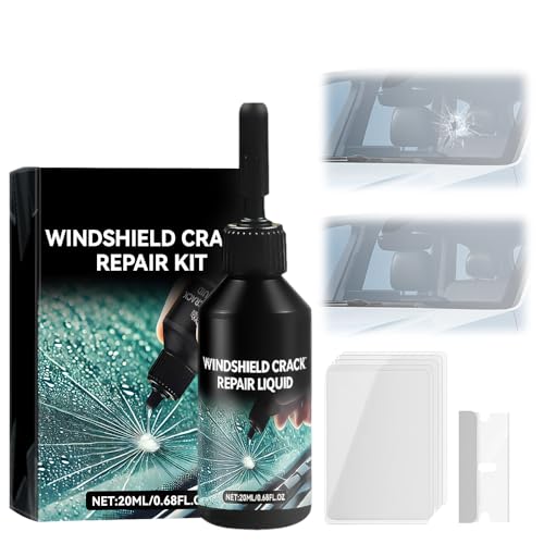 Windshield Crack Repair Kit, 2026 New Cracks Gone Glass Repair Kit, Premium Windshield Repair Kit for Chips and Cracks Car Glass Repair Kit, Cracks Gone Glass Kit Automotive Windscreen Tool (1pcs)