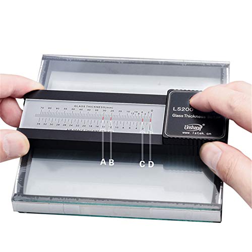 Glass Thickness Gauge Single Double Triple Pane Thickness Single Side Measurement Portable Laser