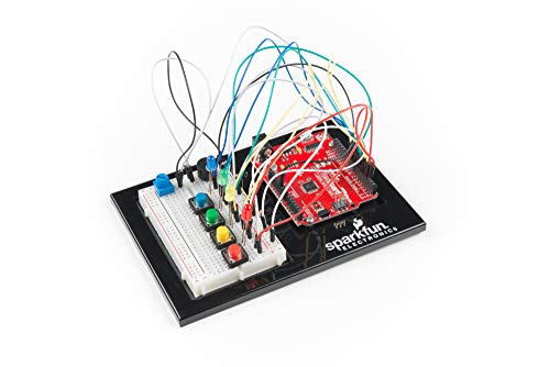 Sparkfun Inventors Kit V4.1-Compatible With Arduino-Beginner Kit Age 10 Plus Start Learning Programming Electronics Use: Education Classroom Makerspace Library Home Build A Robot No Soldering #TOP7
