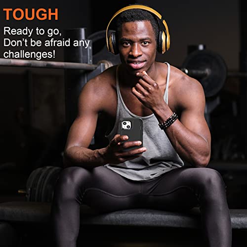 Feiyar Home Shockproof Case For Iphone 13 Case, With 2 Pcs Tempered Glass Screen Protector, Military Grade Heavy Duty Full Body Protection Phone Case For Iphone 13 6.1'' - Black #TOP6