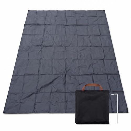 Tienda campaña lona suelo impermeable 2.4x2.4 protector picnic 2