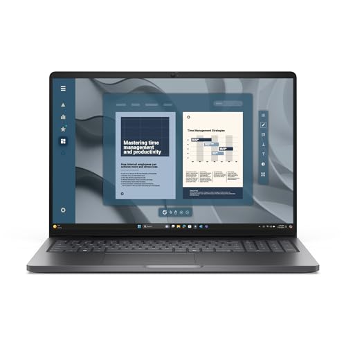 Dell Pro 16 PC16255 - AMD Ryzen 5 Pro 215 - Win 11 Pro - Radeon 740M - 16 GB RAM - 512 GB SSD NVMe - 40.646 cm (16') IPS 1920 x 1200 (Full HD Plus) - Wi-Fi 6E - Magnetit - BTS