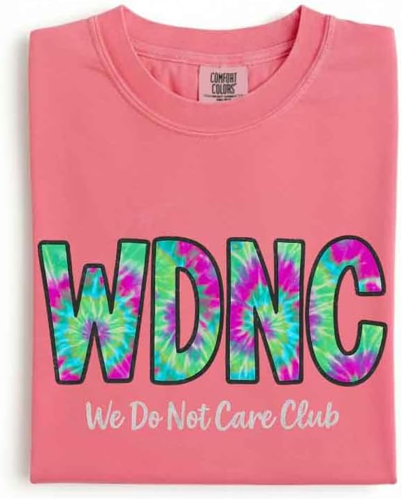 We Do Not Care Club Comfort Colors Tee – Vintage Unisex Crew Neck T-Shirt, Soft Cotton Casual Shirt for Men & Women