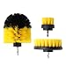 Produktbild OUNONA 3Nylon-Reinigungsb¨¹rste AufsTZE Multifunktions Power Scrubber Bohrer Befestigung Kit F¨¹r Auto Tile Mrtel Bodenbelag Brick Keramik Marmor Bad Reinigung (Rot) Gelb