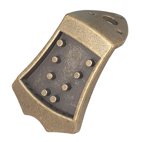 iToQ Piezas Traseras de Mandolina Triangular de Metal de Bronce para Reemplazo de Mandolina Superior Arqueada de 8 Cuerdas