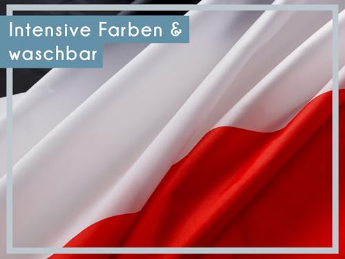 PHENO FLAGS Deutsches Kaiserreich Flagge, 90x150cm - Wetterfeste schwarz weiß rote Flagge mit Doppelnaht und Metallösen, Deutschland 1870-1919 – Bild 3