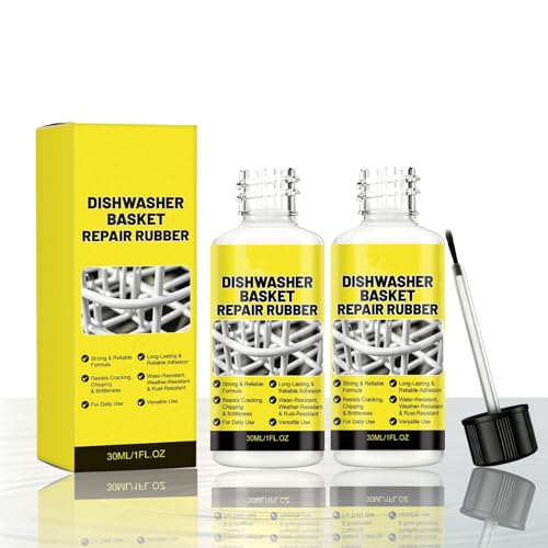2 Reparación de la oxidación de las cestas del lavavajilla, protector contra la oxidación para lavavajillas, goma líquida adecuada para reparar cestas de lavavajillas desgastadas