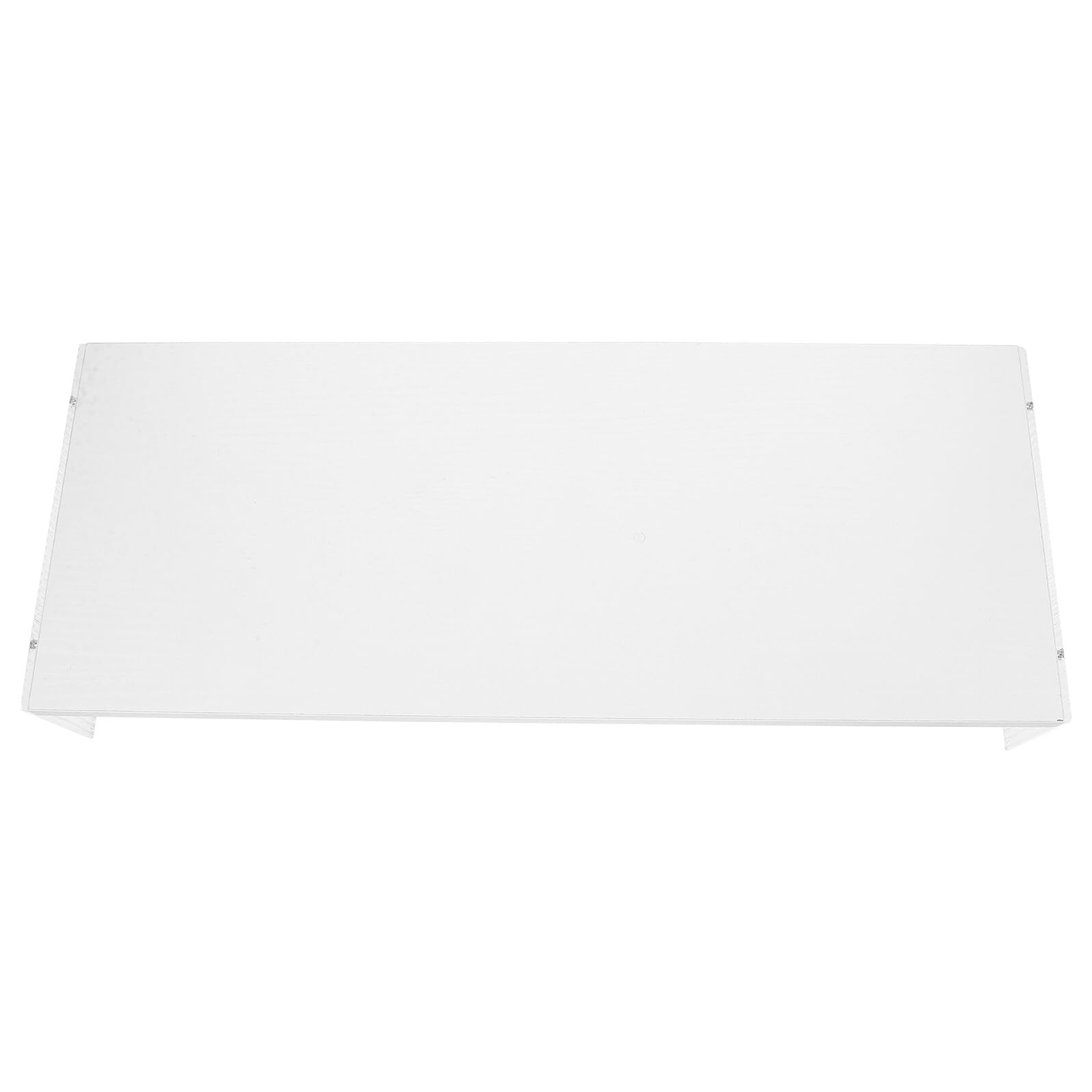 Supporto per Laptop e Monitor da Scrivania in Acrilico e Legno, Resistente alla Deformazione, Salvaspazio per Ufficio e Casa