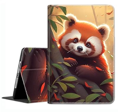 Case for Samsung Galaxy Tab S10 Plus 2024/ S9 Plus/ S9 FE Plus 5G 12.4 Inch 2023 - Slim Fit Standing Cover with Auto Sleep/Wake for Galaxy Tablet S10+ 12.4 Inch ，Cute Raccoon