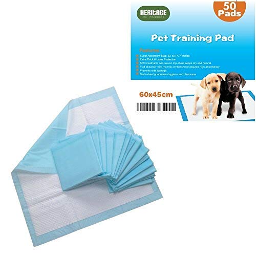 Tapis de toilette pour chien 60x45 cm de qualité supérieure, alèse indéchirable