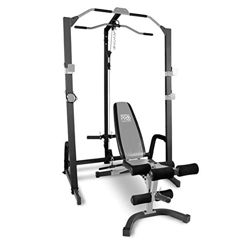 Marcy Home Gym Fitness Deluxe Cage System Machine with Weight Lifting
