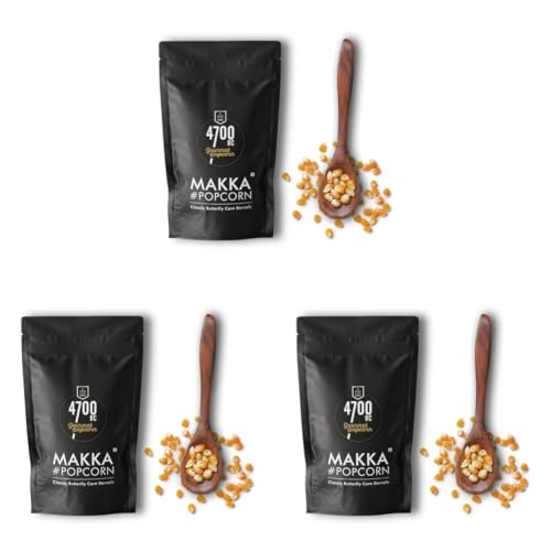 Image of 4700BC Popcorn Makka, Classic Butterfly Corn Kernels, Pouch, 475 Gm (Pack of 3)