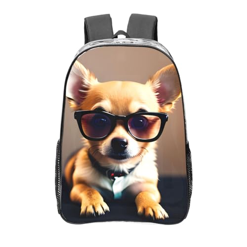 Sac à dos léger pour chihuahua idéal pour aller au travail avec son chien