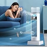 Air Conditioning Fan, Portable Tower Air Cooling Fan for Bedroom, Tower Fans, 6 Speeds Quiet Oscillating Bladeless Cooler with Remote for Bedroom Living Room RV Indoor Garage Workplace - Image 8