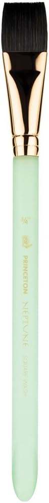 Princeton Artist Brush, Neptune Series 4750, Synthetic Squirrel Watercolor Paint Brush, Aquarelle, Size 3/4 Inch