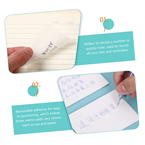 Notes autocollantes transparentes pour rappels de bureau - 5