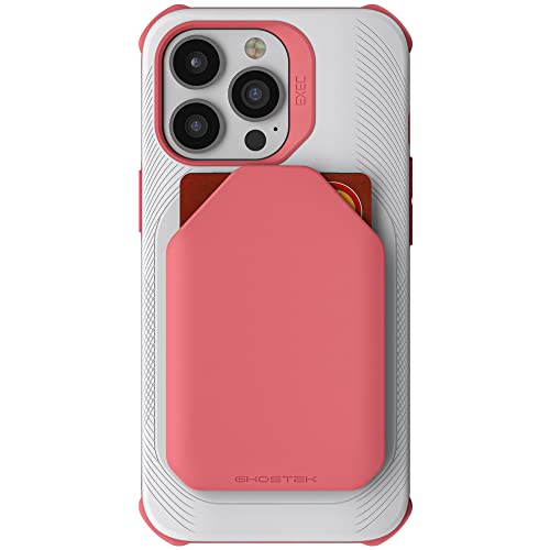 Funda para iPhone 13 mini rosa con billetero extraíble para regalar