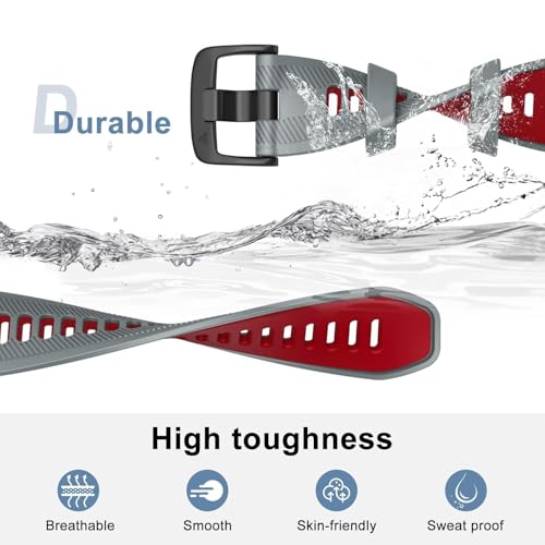 Bracelet de remplacement 22mm en silicone pour Garmin Fenix 5 - 3