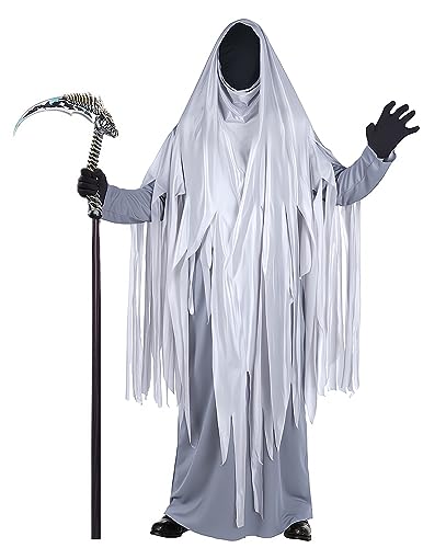 HOMELEX Grim Reaper Costume Adult Men Scary Halloween Death Ghost Costumes
