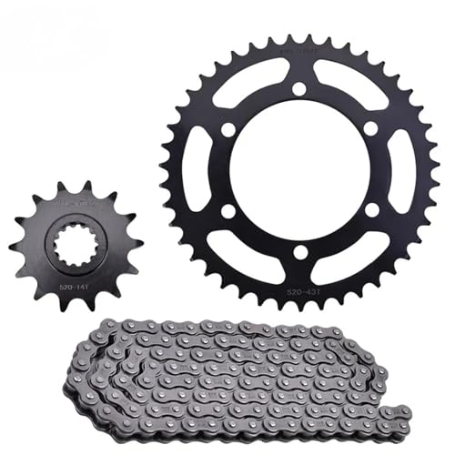 Ninja 400 300 250 & Z400 Z250 ���f���p 520 �o�C�N�p�X�v���P�b�g���`�F�[���L�b�g(14T 43T 520-120L)