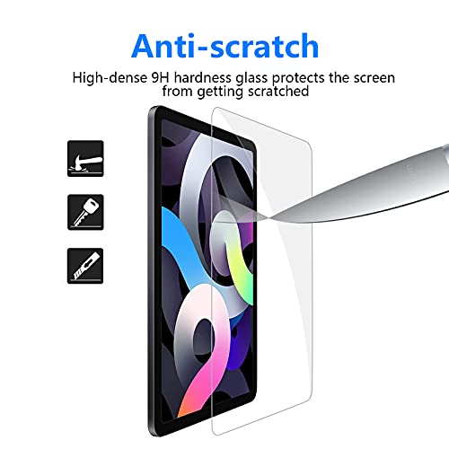 2 Stück Schutzfolie Kompatibel mit iPad Air 4 10,9 Zoll 2020 und iPad Pro 11 Zoll 2021/2020/2018, 9H,Anti-Kratzen… – Bild 4