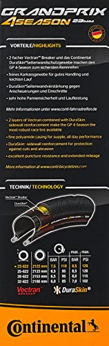 Continental Grand Prix 4-Season Bicycle Tire (700X23, Wire Beaded, Black) #TOP3