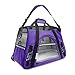 Paws & Pals Airline Approved Pet Carrier - Soft-Sided Carriers for Small Medium Cats and Dogs Air-Plane Travel On-Board Under Seat Carrying Bag with Fleece Bolster Bed for Kitten Cat Puppy Dog Taxi