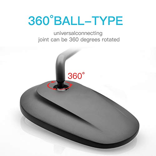 Mzs Motorcycle Rear View Mirrors 360 Degree Adjustment Side Black 8Mm Compatible With Flhtc Flht Flhr Flstn Flstc Fltru Fxdb Fxdf Road King Sportster Street Glide Electra Dyna Softail Ultra V-Rod #TOP3