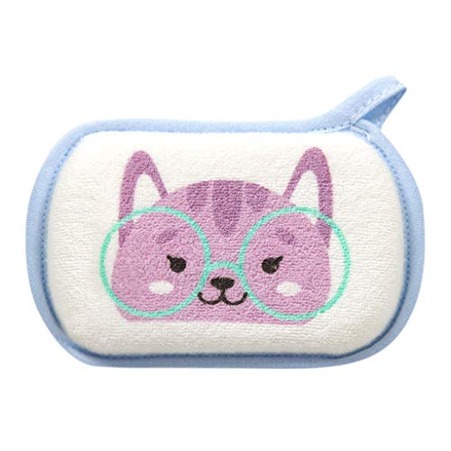 Youyu77 Accesorios de Ducha Body Cartoon Wash Toalla de baño para bebés Niños recién Nacidos Cuidado del bebé Horquillas Pelo Mujer Boda (Purple, One Size)