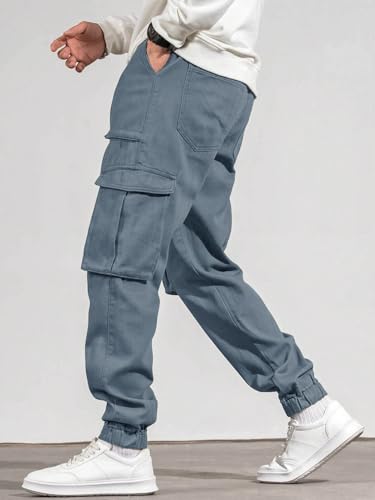 Image of Noble Monk Cargo for Men || Cotton Cargo Pant || Stylish Multi-Pocket Casual Trousers for Men