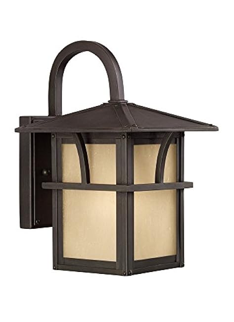 Sea Gull Lighting 88880-51 Medford Outdoor Wall Light, Statuary Bronze